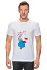 Заказать мужскую футболку в Москве. Футболка классическая Rabbit_woman от Printio - готовые дизайны и нанесение принтов.