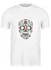 Заказать мужскую футболку в Москве. Футболка классическая Череп от THE_NISE  - готовые дизайны и нанесение принтов.