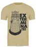 Заказать мужскую футболку в Москве. Футболка классическая Exterminate! Далек от geekbox - готовые дизайны и нанесение принтов.