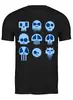 Заказать мужскую футболку в Москве. Футболка классическая Skulls от oneredfoxstore@gmail.com - готовые дизайны и нанесение принтов.