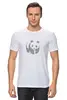 Заказать мужскую футболку в Москве. Футболка классическая Язык панды от AstArt - готовые дизайны и нанесение принтов.