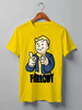 Заказать мужскую футболку в Москве. Футболка классическая Fallout boy от BAD OWL - готовые дизайны и нанесение принтов.
