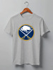 Заказать мужскую футболку в Москве. Футболка классическая Buffalo Sabres / NHL USA от KinoArt - готовые дизайны и нанесение принтов.