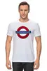 Заказать мужскую футболку в Москве. Футболка классическая ☮The London Underground☮ от balden - готовые дизайны и нанесение принтов.