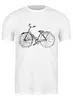 Заказать мужскую футболку в Москве. Футболка классическая Велосипед от inPrintio - готовые дизайны и нанесение принтов.