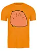 Заказать мужскую футболку в Москве. Футболка классическая Fatty от oneredfoxstore@gmail.com - готовые дизайны и нанесение принтов.