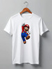 Заказать мужскую футболку в Москве. Футболка классическая Super Mario от hassliebe86@mail.ru - готовые дизайны и нанесение принтов.