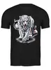 Заказать мужскую футболку в Москве. Футболка классическая Тигр     от T-shirt print  - готовые дизайны и нанесение принтов.