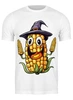 Заказать мужскую футболку в Москве. Футболка классическая Кукурузный початок в шляпе ведьмы от datoxy@ukr.net - готовые дизайны и нанесение принтов.