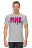Заказать мужскую футболку в Москве. Футболка классическая Pink  от ПРИНТЫ ПЕЧАТЬ  - готовые дизайны и нанесение принтов.