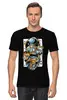 Заказать мужскую футболку в Москве. Футболка классическая космонавт и водолаз   от malafit1984@mail.ru - готовые дизайны и нанесение принтов.