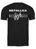 Заказать мужскую футболку в Москве. Футболка классическая Metallica от Leichenwagen - готовые дизайны и нанесение принтов.