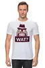 Заказать мужскую футболку в Москве. Футболка классическая WAT?               от Savara - готовые дизайны и нанесение принтов.
