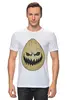 Заказать мужскую футболку в Москве. Футболка классическая Humpty Dumpty - Halloween style от Maks Lange - готовые дизайны и нанесение принтов.