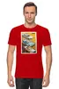 Заказать мужскую футболку в Москве. Футболка классическая Ретроавтомобиль от yp17@yandex.ru - готовые дизайны и нанесение принтов.