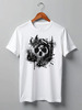 Заказать мужскую футболку в Москве. Футболка классическая Fern and Skull от oneredfoxstore@gmail.com - готовые дизайны и нанесение принтов.