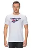 Заказать мужскую футболку в Москве. Футболка классическая Reebok от Nalivaev - готовые дизайны и нанесение принтов.