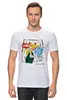 Заказать мужскую футболку в Москве. Футболка классическая Warhol - Basquiat от Михаил Авилкин - готовые дизайны и нанесение принтов.