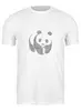 Заказать мужскую футболку в Москве. Футболка классическая Язык панды от AstArt - готовые дизайны и нанесение принтов.