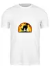 Заказать мужскую футболку в Москве. Футболка классическая Черный Кот от BestPrint  - готовые дизайны и нанесение принтов.