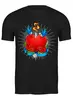 Заказать мужскую футболку в Москве. Футболка классическая Сердце от Romanova - готовые дизайны и нанесение принтов.