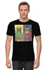 Заказать мужскую футболку в Москве. Футболка классическая Cats Here от oneredfoxstore@gmail.com - готовые дизайны и нанесение принтов.