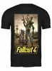 Заказать мужскую футболку в Москве. Футболка классическая Fallout 4 от Curipopik - готовые дизайны и нанесение принтов.