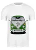 Заказать мужскую футболку в Москве. Футболка классическая Volkswagen от nopperapon - готовые дизайны и нанесение принтов.