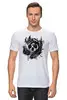 Заказать мужскую футболку в Москве. Футболка классическая Fern and Skull от oneredfoxstore@gmail.com - готовые дизайны и нанесение принтов.