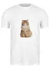 Заказать мужскую футболку в Москве. Футболка классическая котенок от THE_NISE  - готовые дизайны и нанесение принтов.