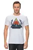 Заказать мужскую футболку в Москве. Футболка классическая Mountains от oneredfoxstore@gmail.com - готовые дизайны и нанесение принтов.