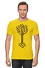 Заказать мужскую футболку в Москве. Футболка классическая Киберпанк - Дерево от BAD OWL - готовые дизайны и нанесение принтов.