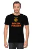Заказать мужскую футболку в Москве. Футболка классическая Bitcoin Club Collection - Satoshi Nakamoto от BITCOINCLUB - готовые дизайны и нанесение принтов.