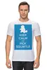 Заказать мужскую футболку в Москве. Футболка классическая Сквиртл от scoopysmith - готовые дизайны и нанесение принтов.