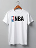 Заказать мужскую футболку в Москве. Футболка классическая National Basketball Association от Сергей Дульнев - готовые дизайны и нанесение принтов.