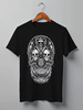 Заказать мужскую футболку в Москве. Футболка классическая Skull Art от Leichenwagen - готовые дизайны и нанесение принтов.