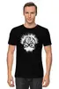 Заказать мужскую футболку в Москве. Футболка классическая Snowskull от oneredfoxstore@gmail.com - готовые дизайны и нанесение принтов.