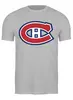 Заказать мужскую футболку в Москве. Футболка классическая Montreal Canadiens от Pomidor - готовые дизайны и нанесение принтов.