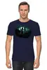 Заказать мужскую футболку в Москве. Футболка классическая In The Dark от oneredfoxstore@gmail.com - готовые дизайны и нанесение принтов.