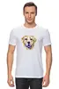 Заказать мужскую футболку в Москве. Футболка классическая Собака от THE_NISE  - готовые дизайны и нанесение принтов.