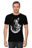 Заказать мужскую футболку в Москве. Футболка классическая Плохой кот от Anna Rosenrot - готовые дизайны и нанесение принтов.