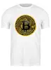 Заказать мужскую футболку в Москве. Футболка классическая ✿BITCOIN✿ от balden - готовые дизайны и нанесение принтов.