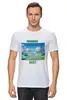 Заказать мужскую футболку в Москве. Футболка классическая Paradise exist от qwee12 - готовые дизайны и нанесение принтов.