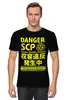 Заказать мужскую футболку в Москве. Футболка классическая SCP Foundation от geekbox - готовые дизайны и нанесение принтов.