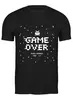 Заказать мужскую футболку в Москве. Футболка классическая Game Over от ingenervolos@gmail.com - готовые дизайны и нанесение принтов.