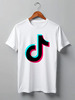 Заказать мужскую футболку в Москве. Футболка классическая TikTok  от DESIGNER   - готовые дизайны и нанесение принтов.