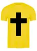 Заказать мужскую футболку в Москве. Футболка классическая Чёрный крест от BAD OWL - готовые дизайны и нанесение принтов.