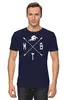 Заказать мужскую футболку в Москве. Футболка классическая Mountain Bike от oneredfoxstore@gmail.com - готовые дизайны и нанесение принтов.