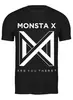 Заказать мужскую футболку в Москве. Футболка классическая Monsta X от geekbox - готовые дизайны и нанесение принтов.
