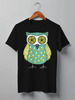 Заказать мужскую футболку в Москве. Футболка классическая Owl Here от oneredfoxstore@gmail.com - готовые дизайны и нанесение принтов.